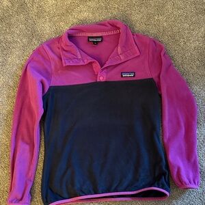 Patagonia Fleece in Vibrant Pink and Classic Black